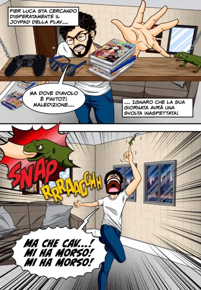 img Quando Pier Luca diventò Godzilla per amore di Valentina 5