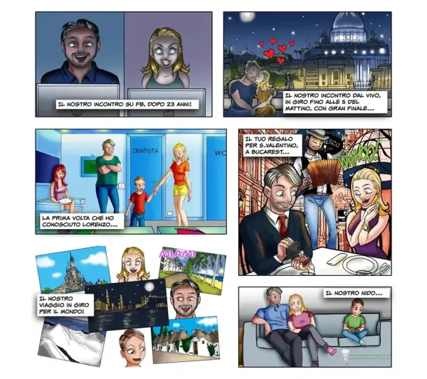 Una famiglia a fumetti