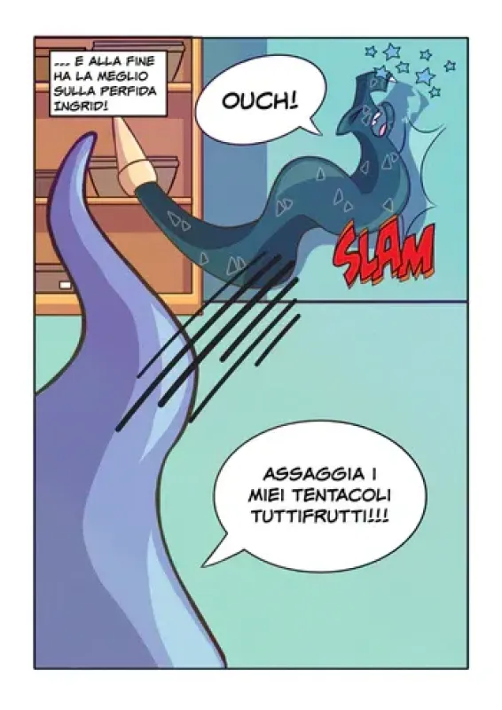 img Storie a fumetti per i grandi e piccoli clienti della Gelateria