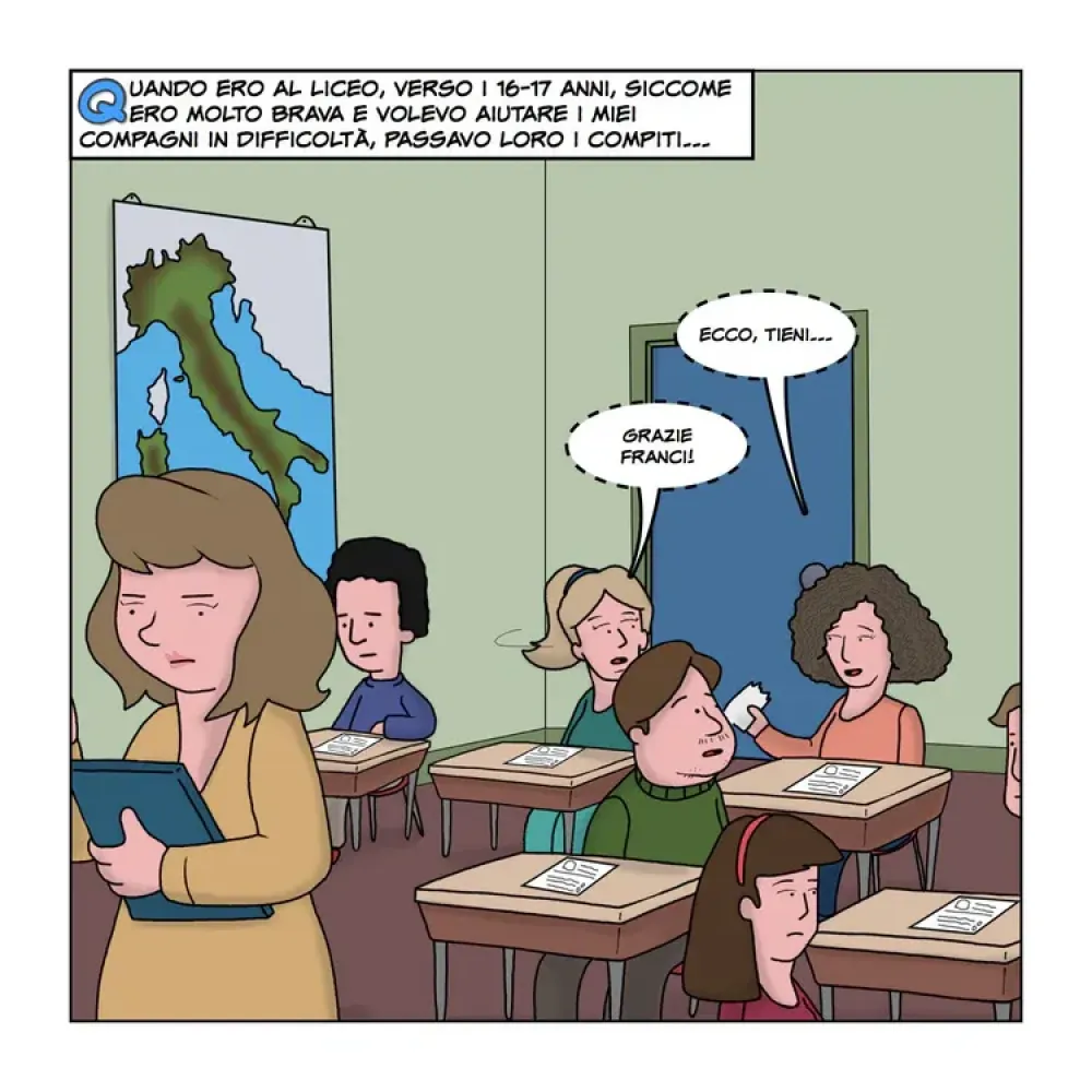 Fumetto personalizzato per i 40 anni di Francesca 6