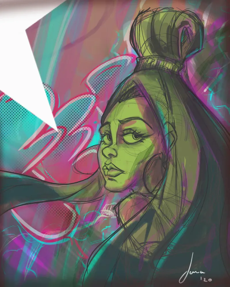 disegno mano libera jessica c 4