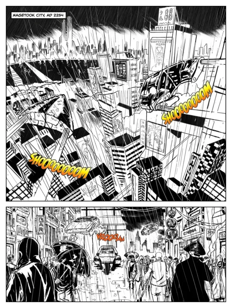 Violet una graphic novel originale alla Blade runner 2