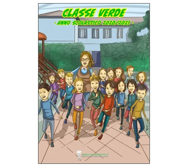 Un fumetto per ringraziare la maestra