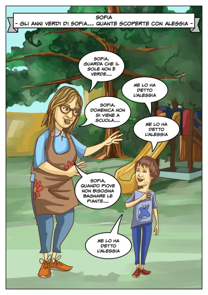 Un fumetto per ringraziare la maestra 3