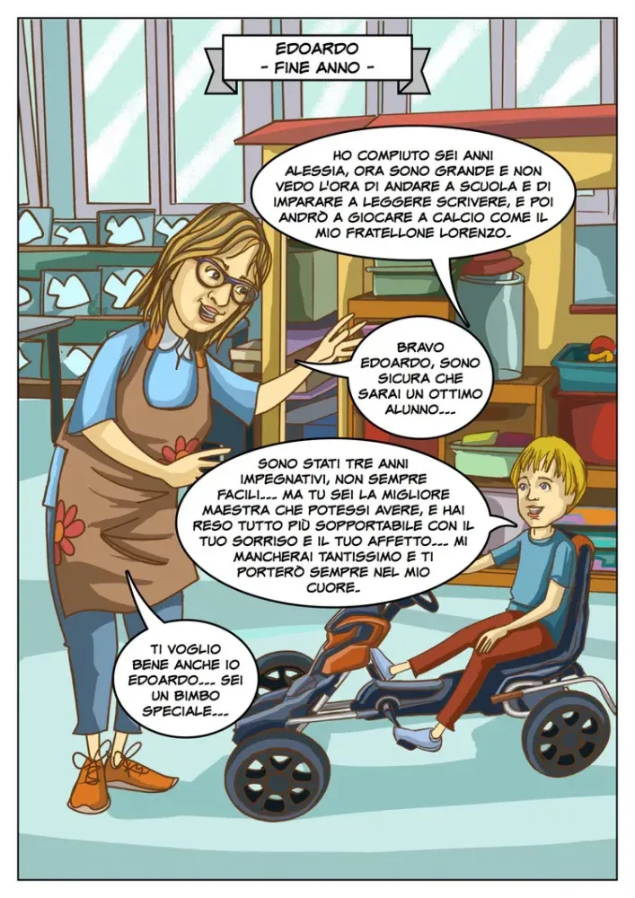 Un fumetto per ringraziare la maestra 6