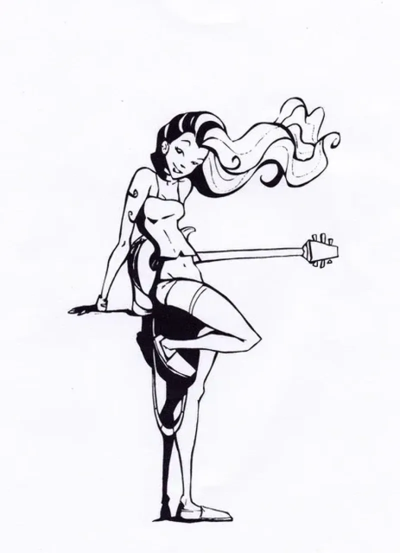 disegno mano libera Nika 3
