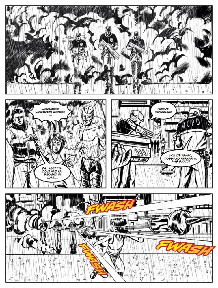 Violet una graphic novel originale alla Blade runner 6