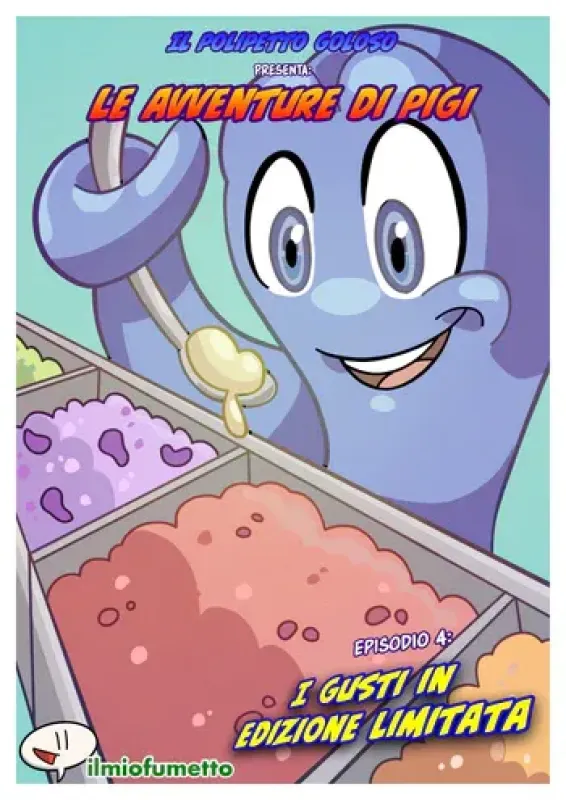 img Storie a fumetti per i grandi e piccoli clienti della Gelateria
