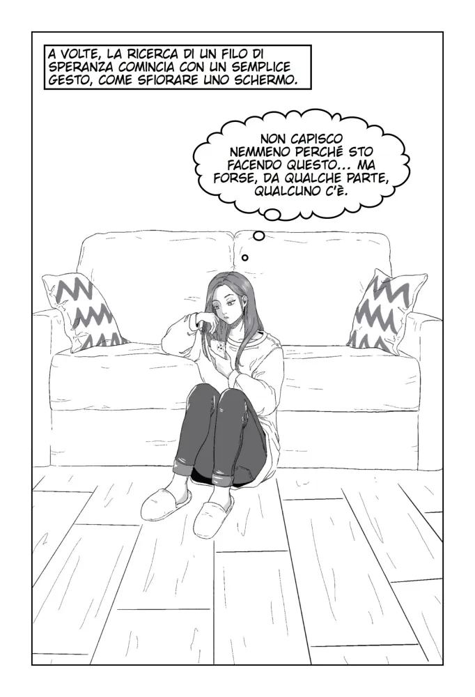 Storia damore a fumetti per Anna Carla 1
