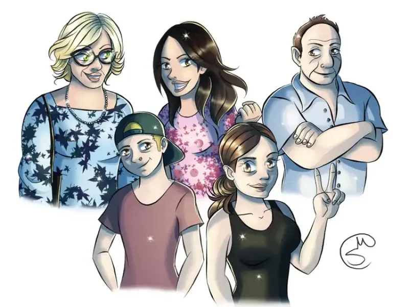 disegno mano libera samantha 2