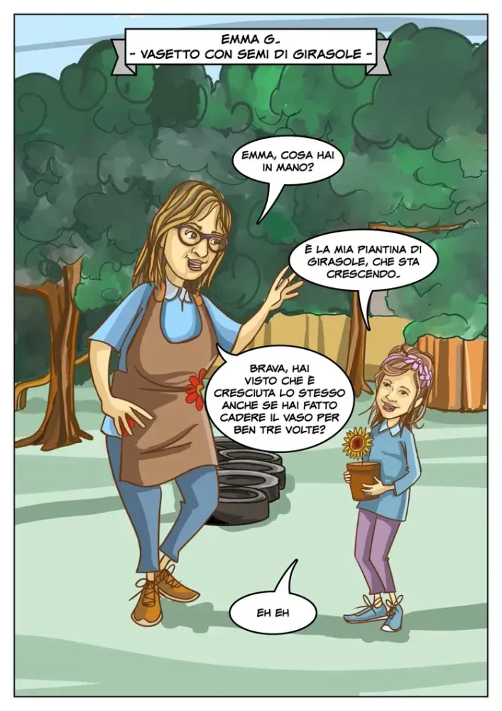 Un fumetto per ringraziare la maestra 5