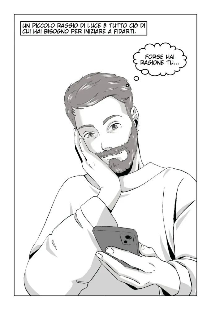 Storia damore a fumetti per Anna Carla 4