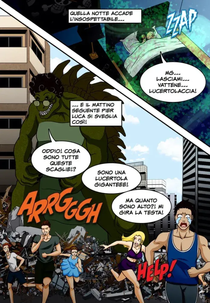 img Quando Pier Luca diventò Godzilla per amore di Valentina 4