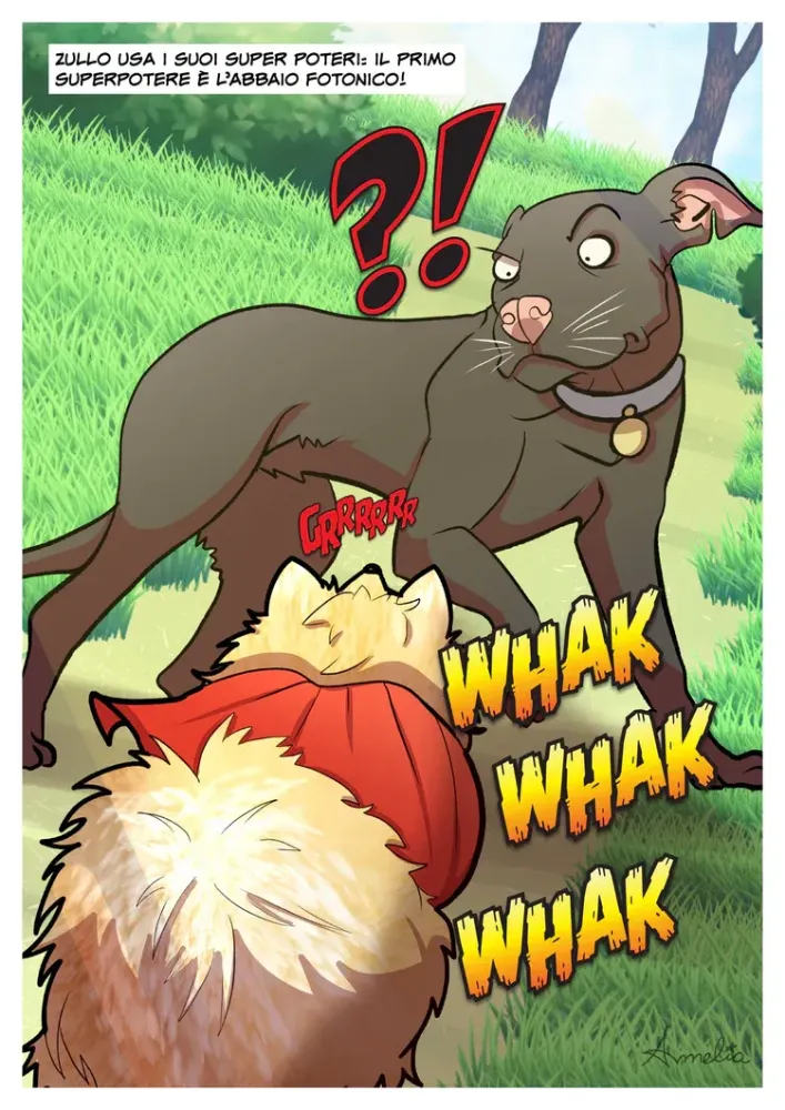 Anche il tuo cagnolino può diventare un eroe a fumetti come Super Zullo 8
