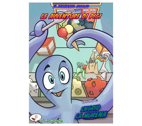 img Storie a fumetti per i grandi e piccoli clienti della Gelateria