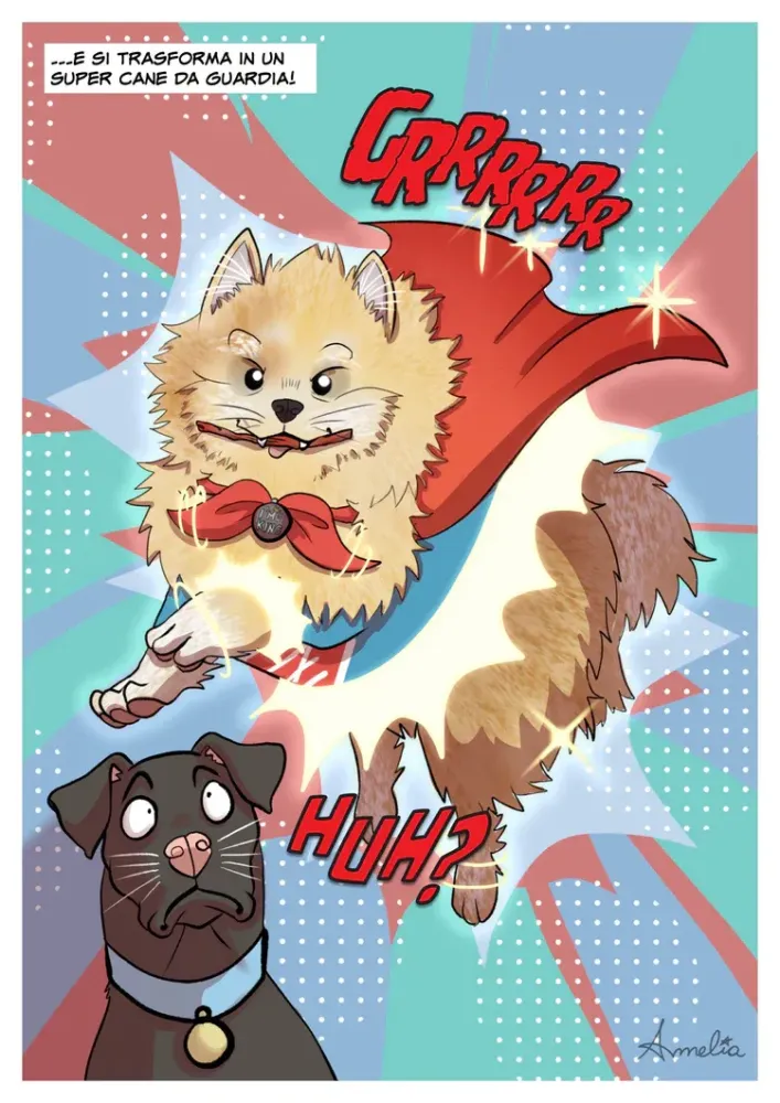 Anche il tuo cagnolino può diventare un eroe a fumetti come Super Zullo 7