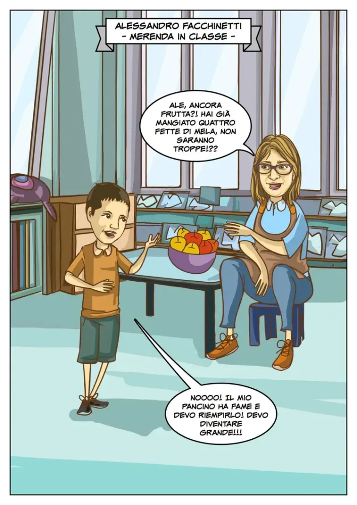 Un fumetto per ringraziare la maestra 2