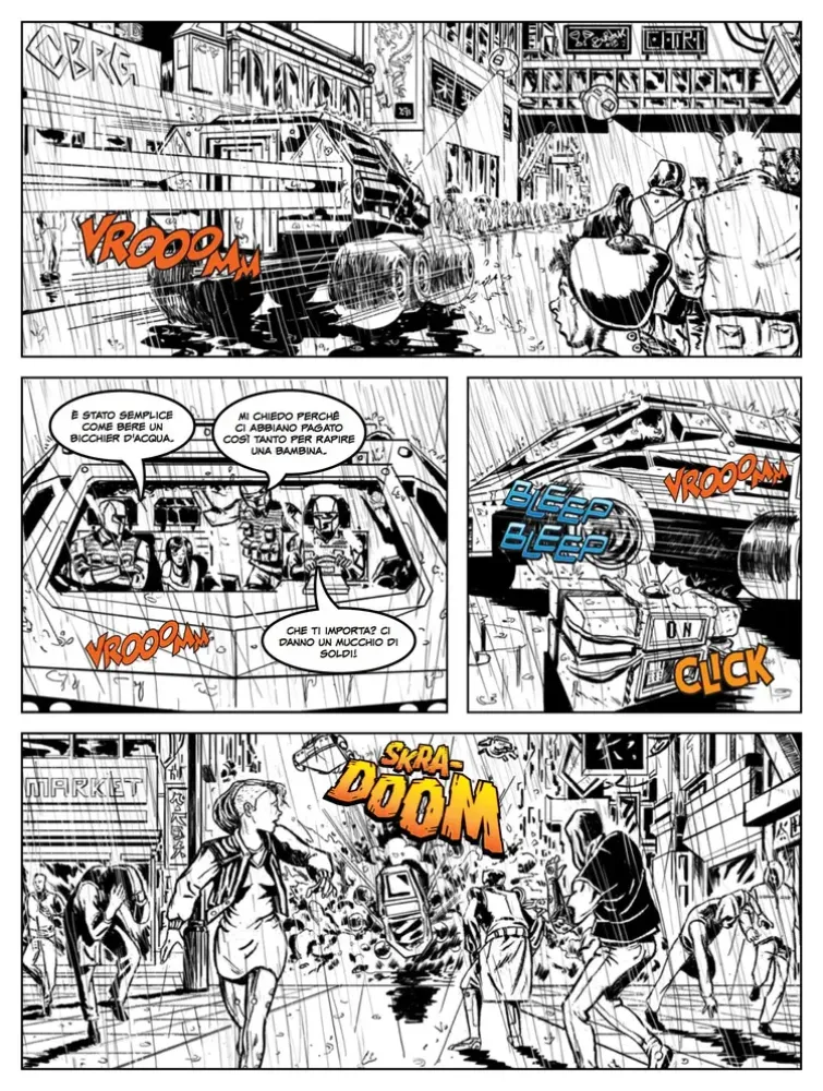 Violet una graphic novel originale alla Blade runner 3